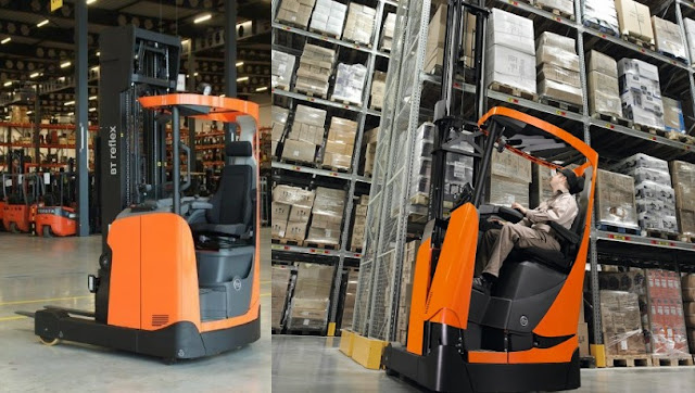 Xe Nâng Điện Ngồi Lái Reach Truck – BT RRE140 - Xe Nâng Khang Nam
